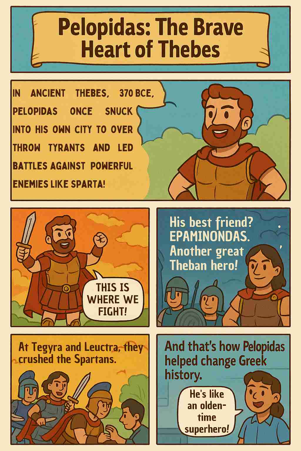 Pelopidas : The brave heart of Thebes